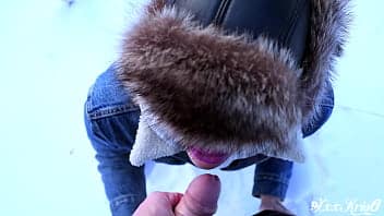 Pompino Pov sulla passeggiata invernale